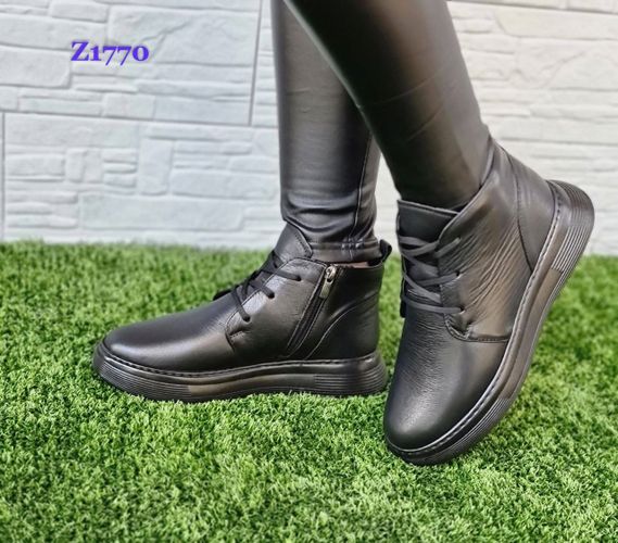 Полусапожки женские Обувь по карману Z1770, Черный