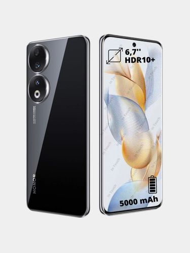 Smartfon Honor 90, 1 yil kafolat, Midnight Black, 12/512 GB, в Узбекистане