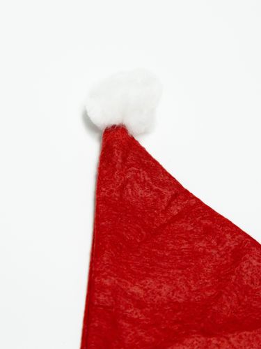 Новогодняя шапка Деда Мороза, для взрослых и детей x-3, Красный, купить недорого
