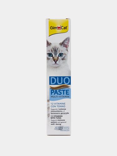 Мультивитаминная паста для кошек GimCat Duo-Paste Multi-Vitamin с тунцом, 50 гр