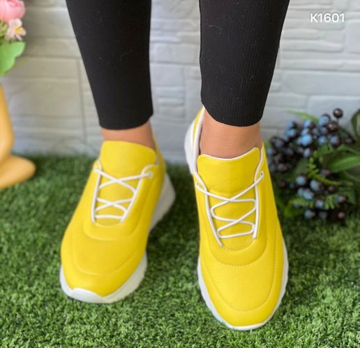 Мокасины женские Обувь по карману К1601, Желтый