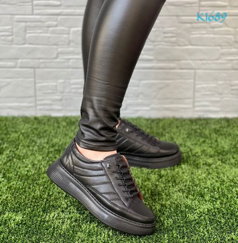 Кроссовки женские Обувь по карману K1689, Черный