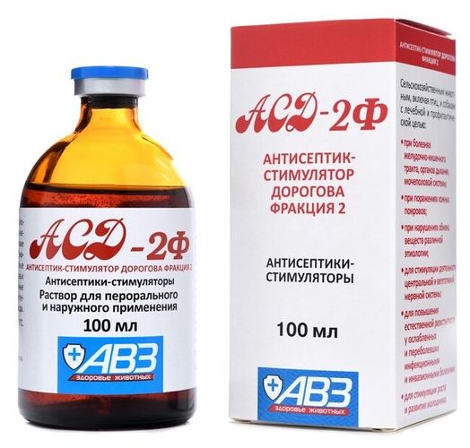 Антисептик-стимулятор АВЗ Дорогова АСД-2, фракция 2, 100 мл, купить недорого