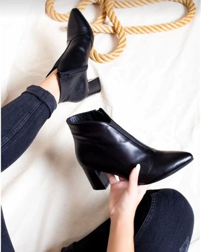 Полусапожки женские Обувь по карману Z3276, Черный