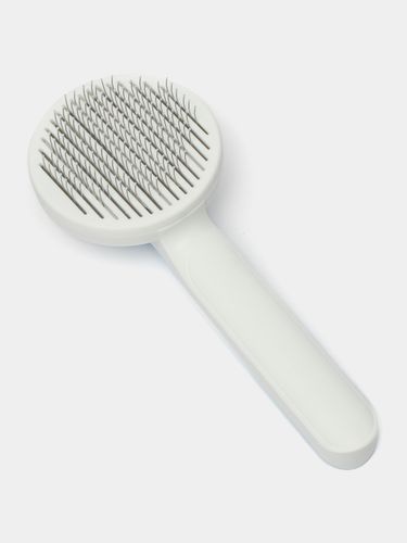 Расческа для животных Key Pet Comb, с кнопкой самоочистки и массажным эффектом