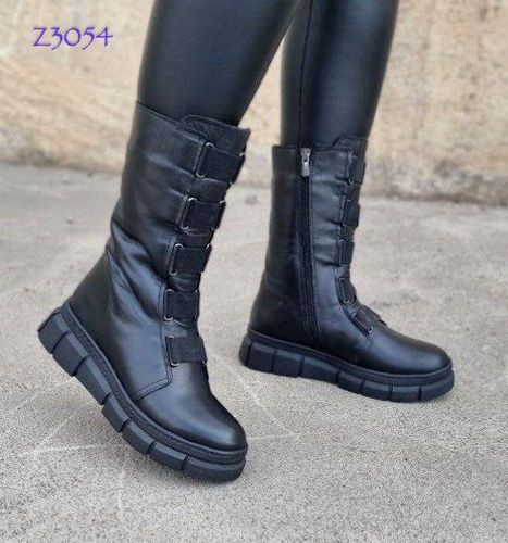 Сапоги женские утипленные Обувь по карману Z3054, Черный
