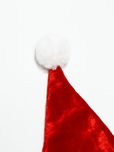 Новогодняя шапка Деда Мороза, для взрослых и детей x-4, Красный, купить недорого