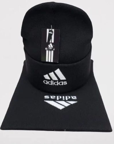 Шапка с шарфом Adidas SB002 Replica, Черный, купить недорого