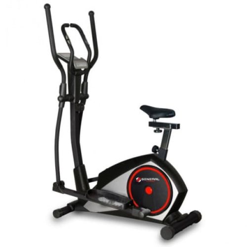 Велотренажер General Fitness GF-560E, Красно-черный