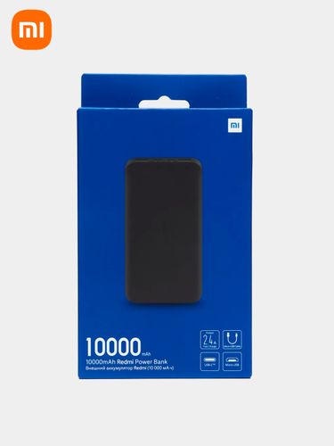 Tashqi akkumulyator Xiaomi Redmi Power Bank, qora, купить недорого