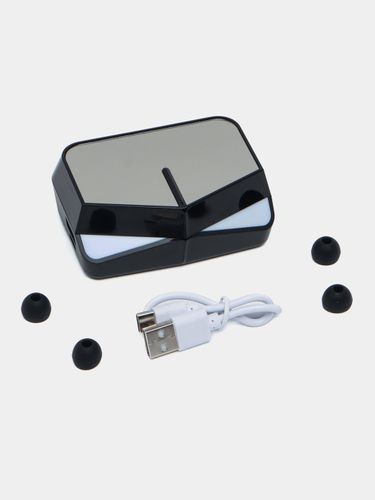 Беспроводные игровые наушники TWS М28 с Power Bank и встроенным микрофоном, Черный, купить недорого