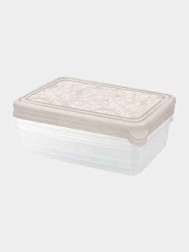 Набор контейнеров для продуктов Plast Team Helsinki Artichoke прямоугольный, 0.9 л, 3 шт, Серый