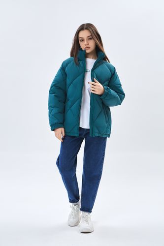 Женская куртка короткая длина Terra Pro AW23WBA-52057, Dark Green, O'zbekistonda