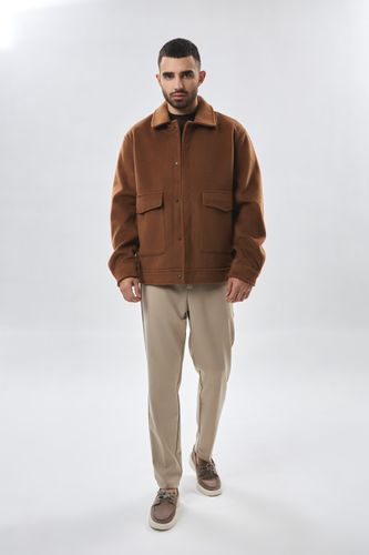 Пальто короткая длина Terra Pro AW23CA1N-35-19067, Clay Brown, O'zbekistonda