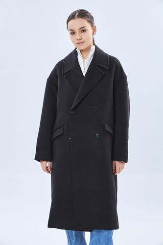 Женское пальто длинная длина Terra Pro AW23WES-21005, Black, O'zbekistonda