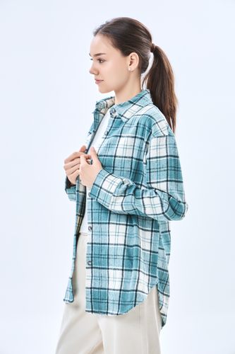 Женская рубашка длинный рукав Terra Pro AW23WBA-52070, Green, фото