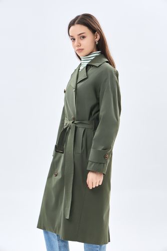 Женский плащ средняя длина Terra Pro AW23WES-21033, Khaki, купить недорого