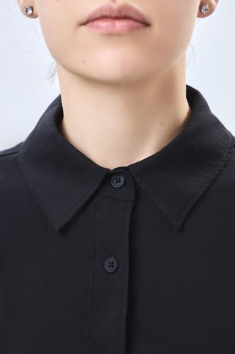 Женская рубашка длинный рукав Terra Pro AW23WES-21013, Black, foto