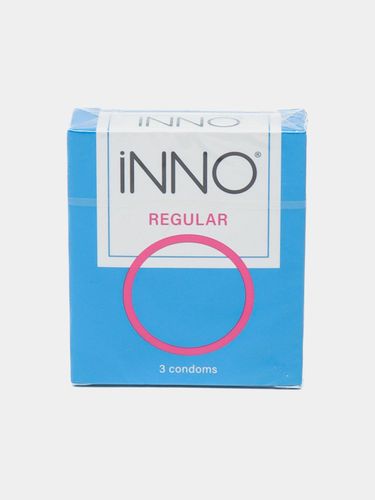 Презервативы INNO синий-Regular, 3 шт