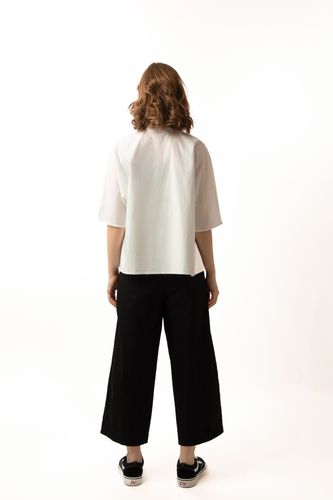 Женская рубашка короткий рукав Terra Pro SS23WES116, White, sotib olish
