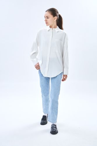 Женская рубашка длинный рукав Terra Pro AW23WES-21013, White
