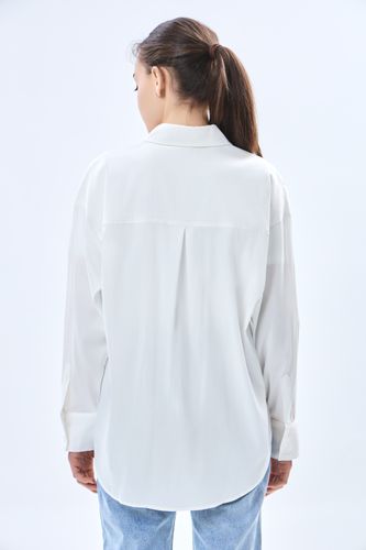 Женская рубашка длинный рукав Terra Pro AW23WES-21013, White, arzon