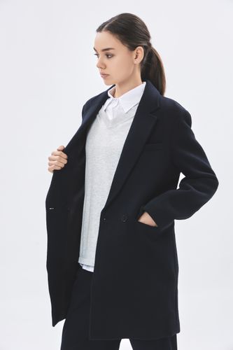Женское пальто средняя длина Terra Pro AW23WES-21008, Navy, купить недорого