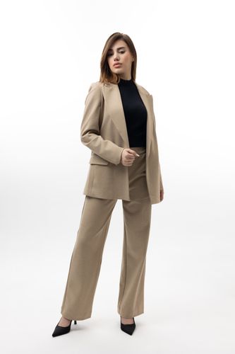 Женский пиджак длинный рукав Terra Pro AW23WBA-52001, Walnut, фото