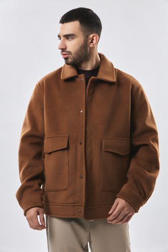 Kalta uzunlikdagi palto Terra Pro AW23CA1N-35-19067, Clay Brown