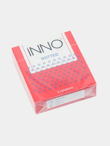 Презервативы INNO красный-Dotted, 3 шт, в Узбекистане