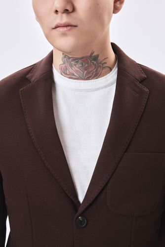 Пиджак короткая длина Terra Pro AW23CA2N-16-19126, Brown, foto