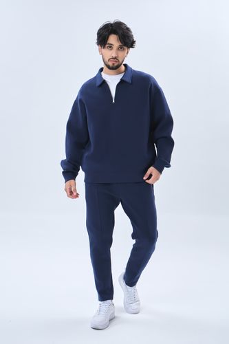 Толстовка короткая длина Terra Pro AW23CA2S-2-19488, Navy, в Узбекистане