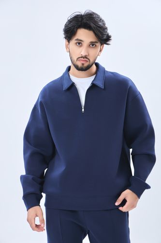 Толстовка короткая длина Terra Pro AW23CA2S-2-19488, Navy