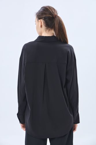 Женская рубашка длинный рукав Terra Pro AW23WES-21013, Black, купить недорого