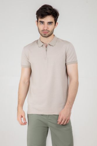 Kalta yengli polo Terra Pro SS22CA2N-17-14-10915, Beige