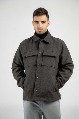 Kalta uzunlikdagi palto Terra Pro AW22CA1N-35-12166, Dark Grey