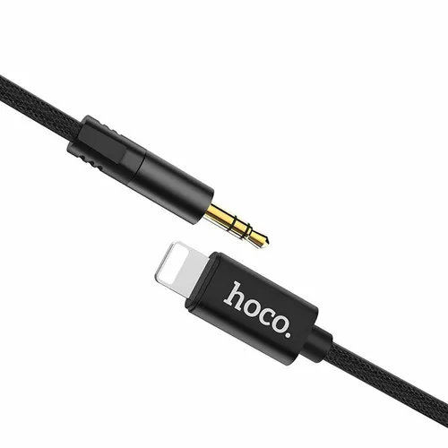Аудио кабель Lightning на 3.5мм Hoco UPA13, Черный, 11000000 UZS