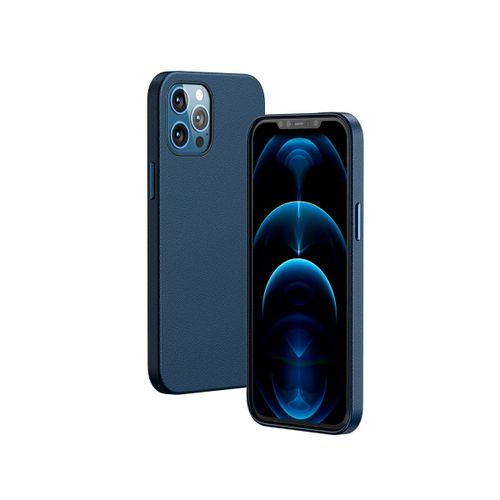 Чехол кожаный для iPhone 12 Pro Max Baseus Magnetic Leather Case 2020, Синий, 15500000 UZS