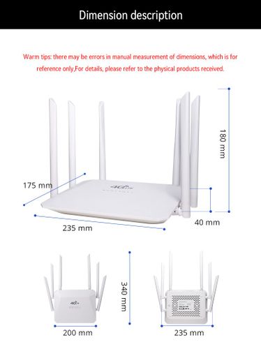 WI-FI Роутер с 6 антеннами CPE210M 56502, Белый, в Узбекистане