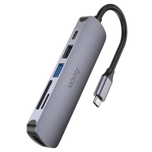 Usb hab Hoco HB28, Kumush rang, в Узбекистане