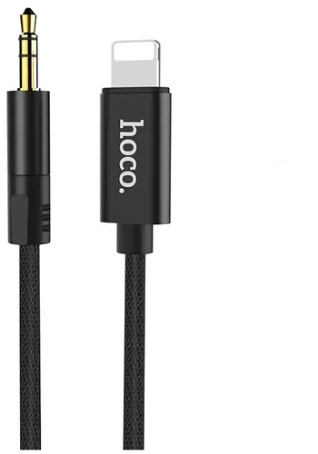 Аудио кабель Lightning на 3.5мм Hoco UPA13, Черный