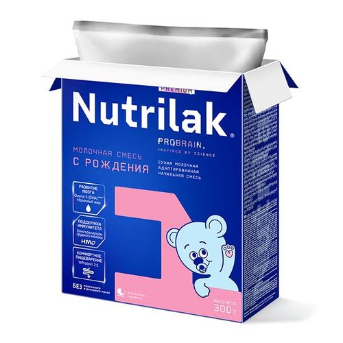 Молочная смесь Nutrilak Premium 1, с рождения, 300 г, фото