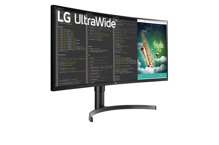 Монитор LG 35 WQHD QHD UltraWide, 35", Черный, купить недорого