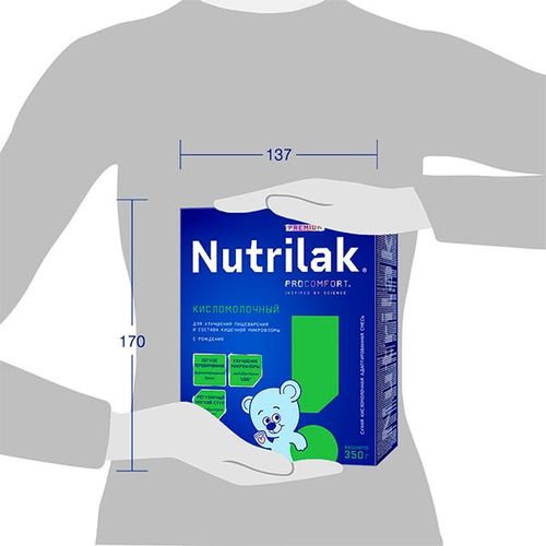 Смесь сухая кисломолочная Nutrilak Premium Кисломолочный, с рождения, 350 г, купить недорого