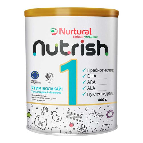 Детская смесь Nutrish 1, 0-6 месяцев, 400 г