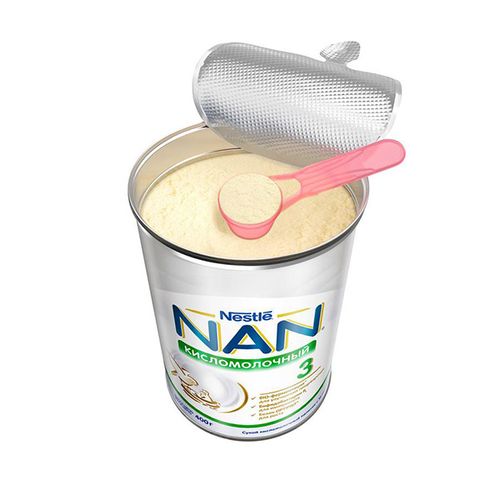 Смесь Nestle NAN 3 Кисломолочный, с 12 месяцев, 400 г, в Узбекистане
