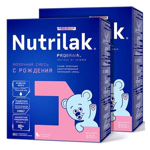 Молочная смесь Nutrilak Premium 1, с рождения, 300 г, фото № 9