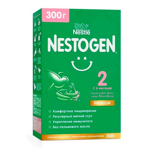 Sutli aralashma Nestle Nestogen Premium 2, 6 oy, 300 gr