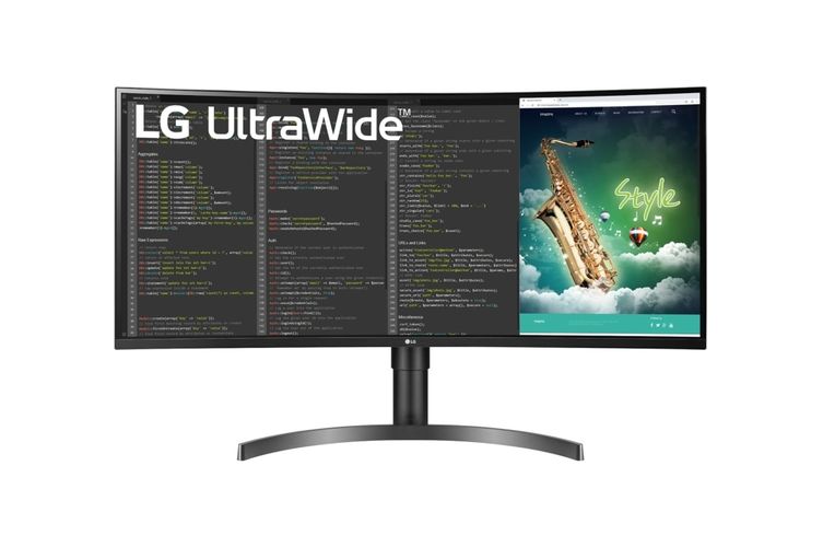 Монитор LG 35 WQHD QHD UltraWide, 35", Черный