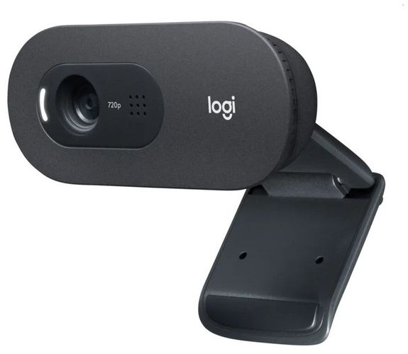 Veb-kamera Logitech C505 720p, Qora